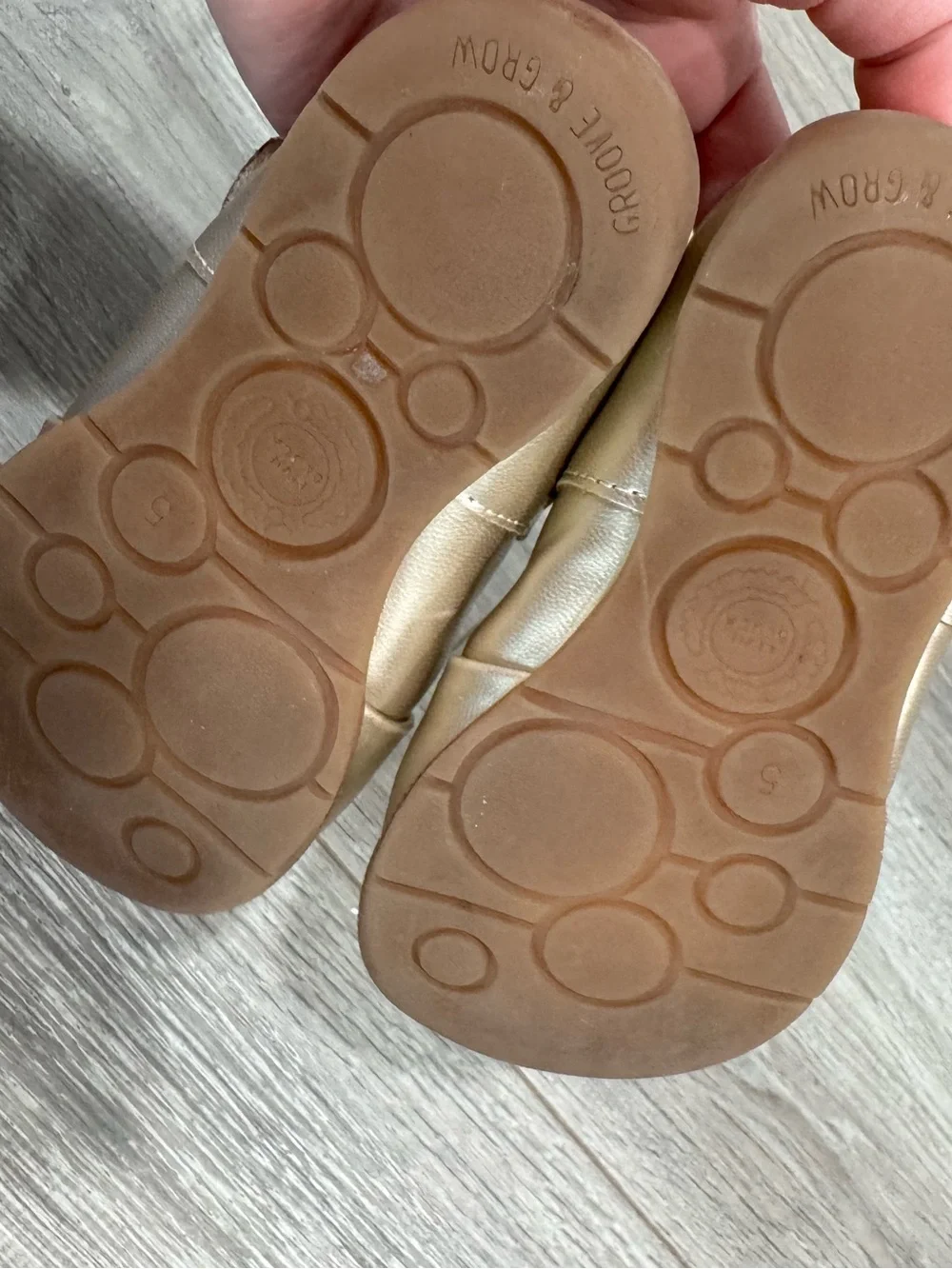 Livie and Luca Piega Champagne Girls Shoes